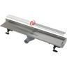 Водоотводящий желоб ALCAPLAST APZ23-DOUBLE9-750 с двухсторонней решеткой DOUBLE
