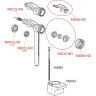 Впускной механизм с боковой подводкой ALCAPLAST A15P-1/2 для пластиковых бачков
