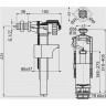 Выпускной комплект ALCAPLAST SA2000 1/2